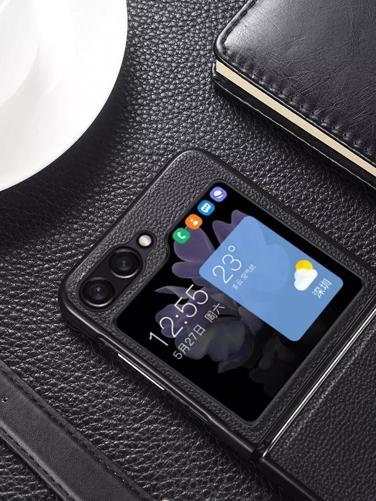 Case for Samsung Galaxy Z Flip 5 / 6 leather look case mobile phone protective case cover
