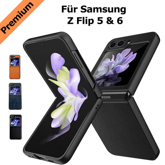 Case for Samsung Galaxy Z Flip 5 / 6 leather look case mobile phone protective case cover