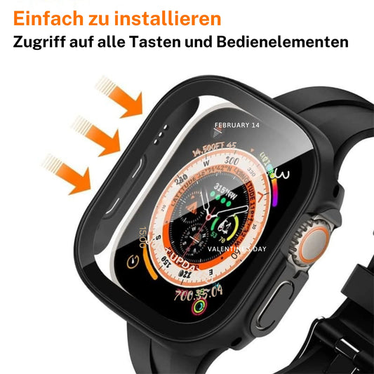 Schutzhülle für Apple Watch Ultra 1 / Ultra 2 49 mm Case Cover Hülle Voll Schutz