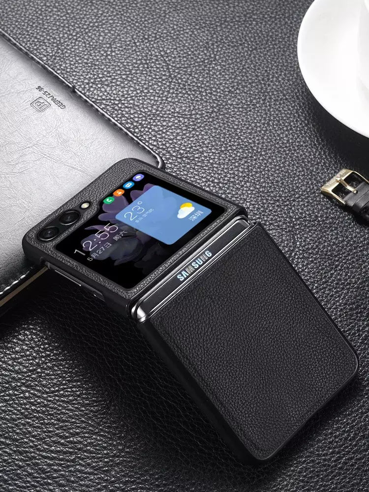 Case for Samsung Galaxy Z Flip 5 / 6 leather look case mobile phone protective case cover