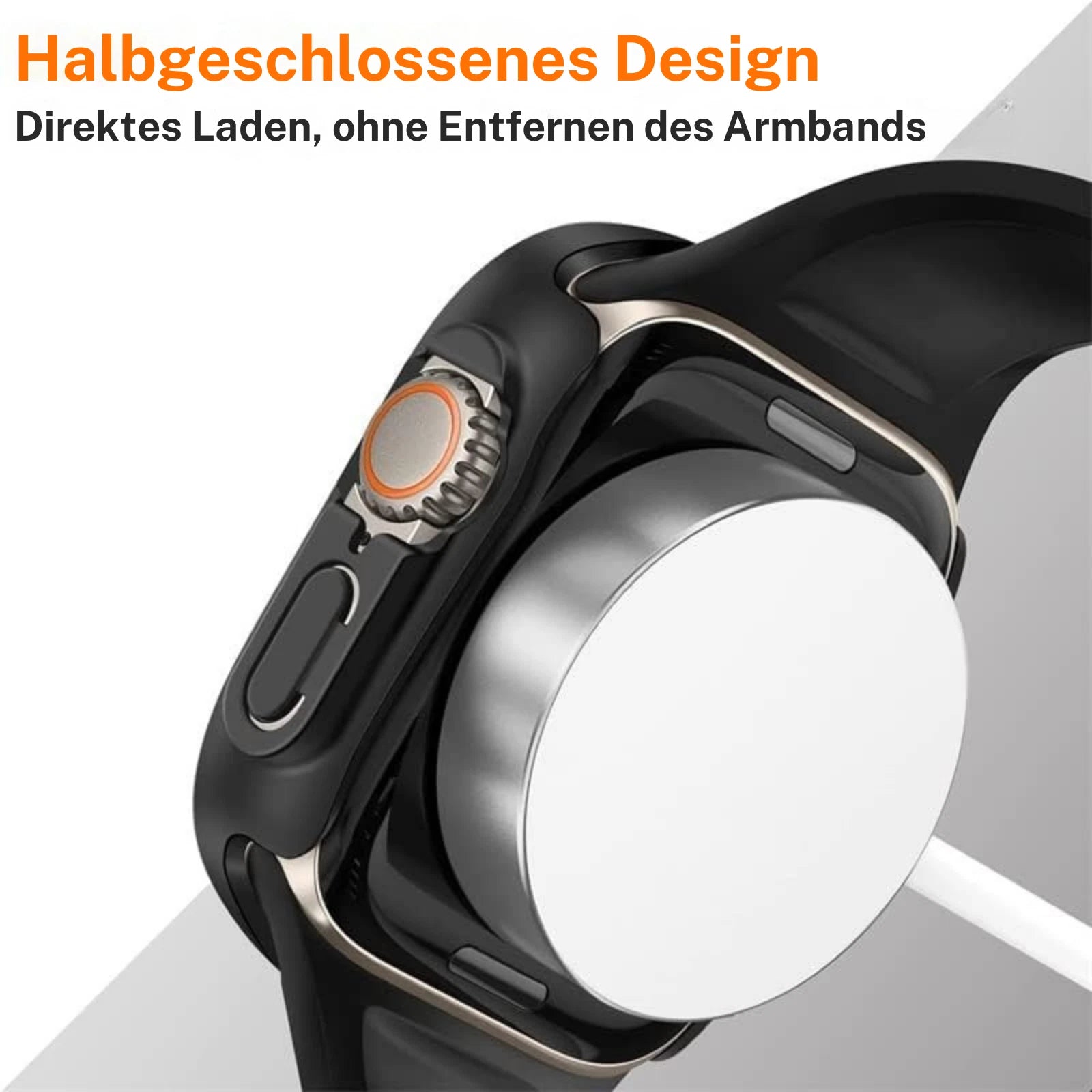 Schutzhülle für Apple Watch Ultra 1 / Ultra 2 49 mm Case Cover Hülle Voll Schutz