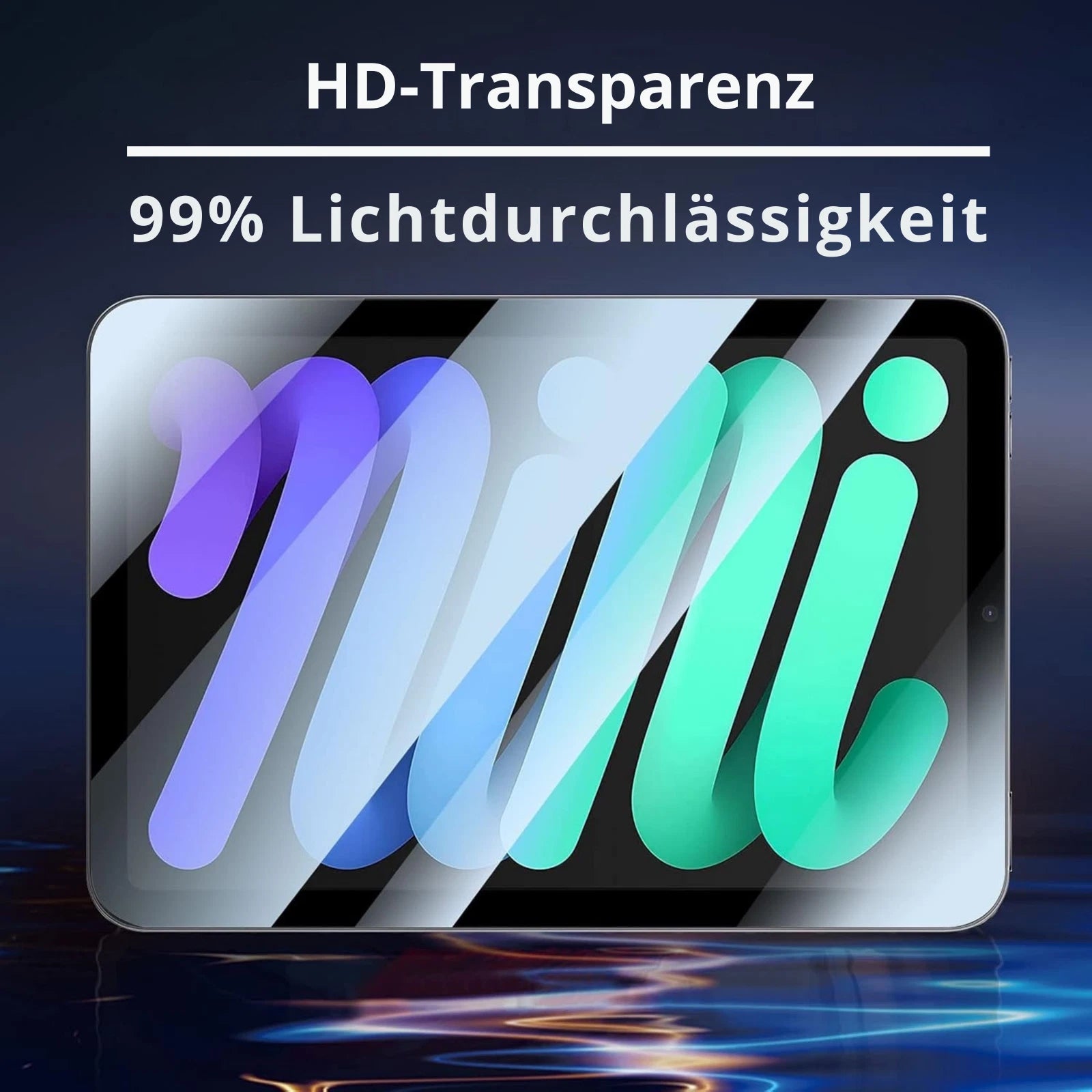 2x Panzerfolie für Apple iPad Mini 7 2024 Mini 6 2021 Display Echt Schutzglas 9H