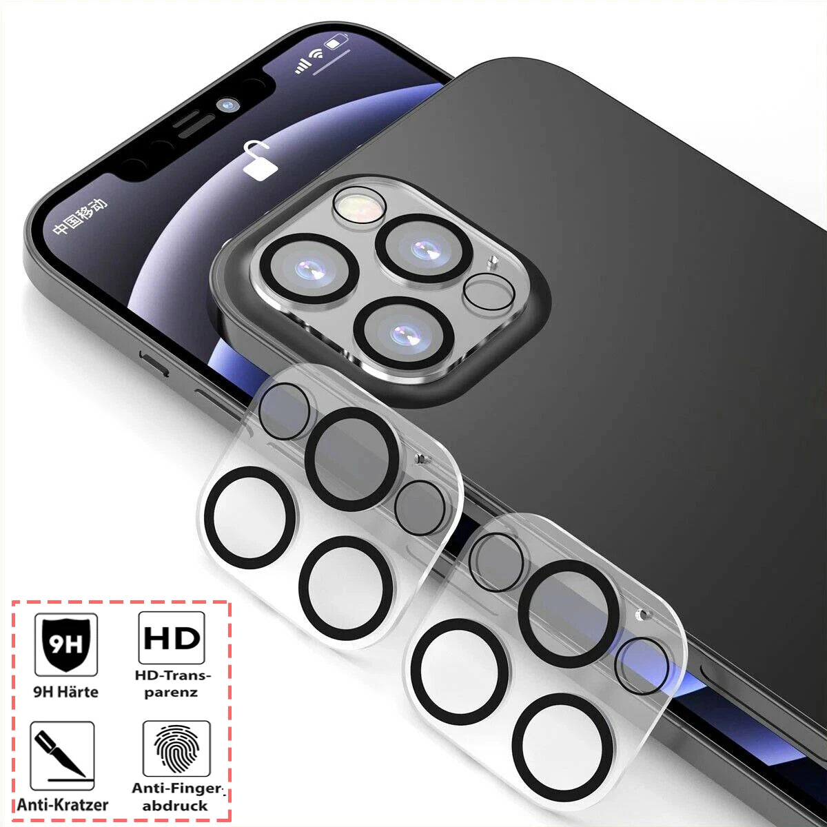 Kamera Schutz iPhone 16 15 14 13 12 Pro Mini Max Plus Panzerfolie Glas Linse