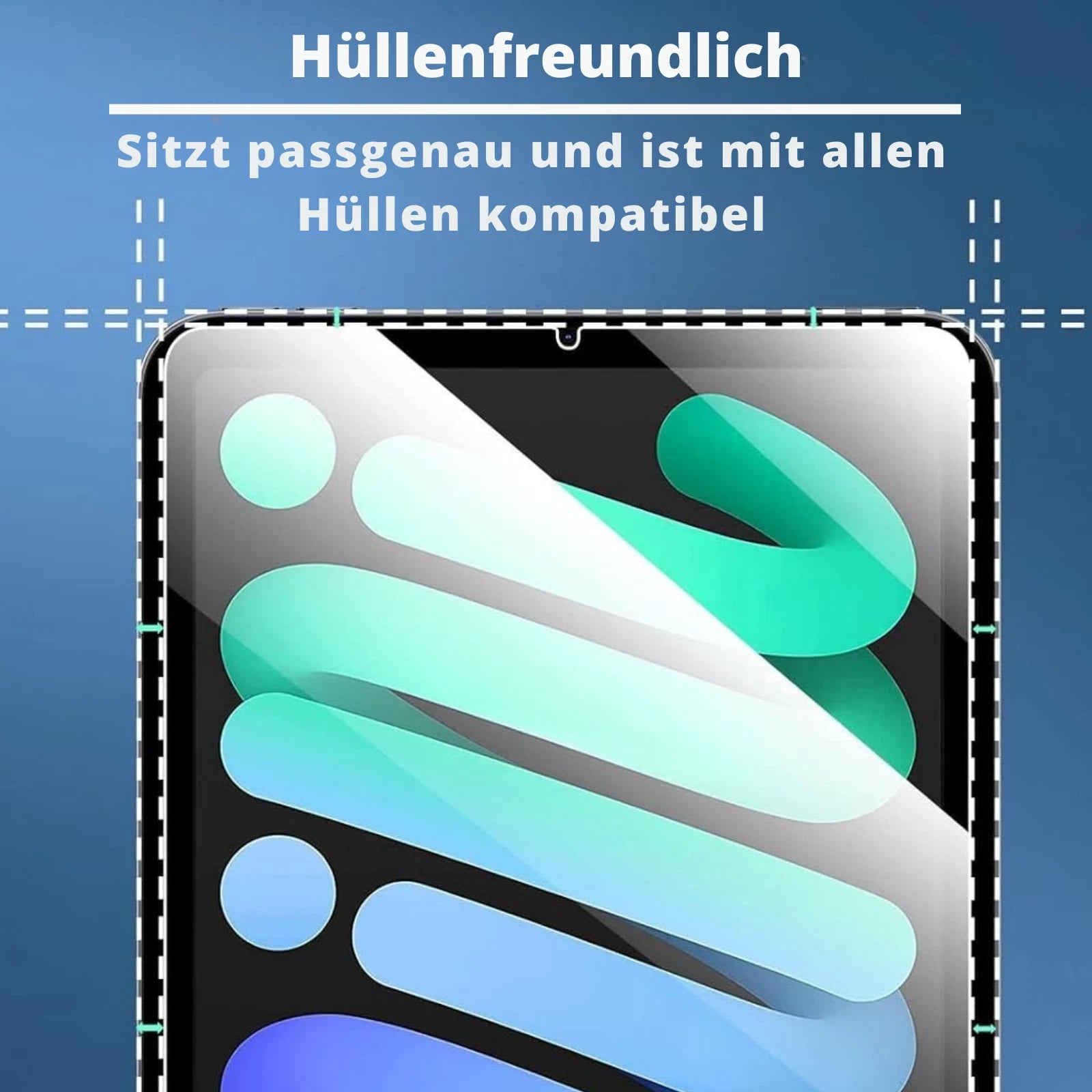2x Panzerfolie für Apple iPad Mini 7 2024 Mini 6 2021 Display Echt Schutzglas 9H