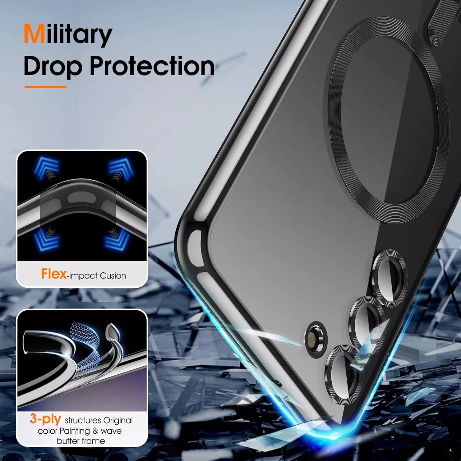 Hülle Samsung Galaxy S25 S24 S23 Plus Ultra Magsafe Schutzhülle Magnetisch Case