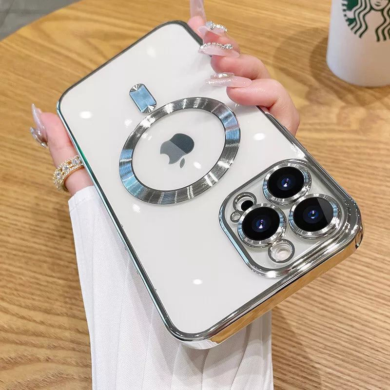 Magsafe Hülle für iPhone 16 15 14 Pro Max Plus Schutzhülle Cover Case Handyhülle